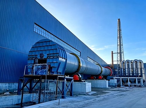 Производственная линия вращающейся печи для вторичного оксида цинка Ф3,2×60 м в Тяньцзине